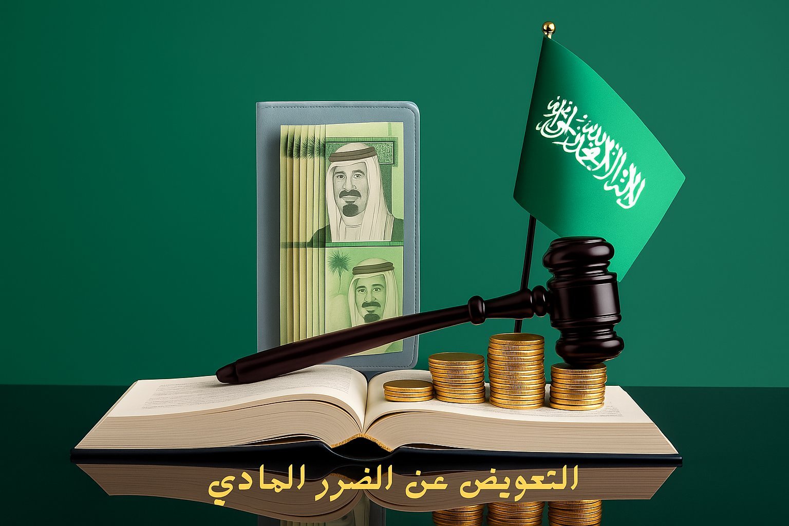 التعويض عن الضرر المادي في النظام السعودي