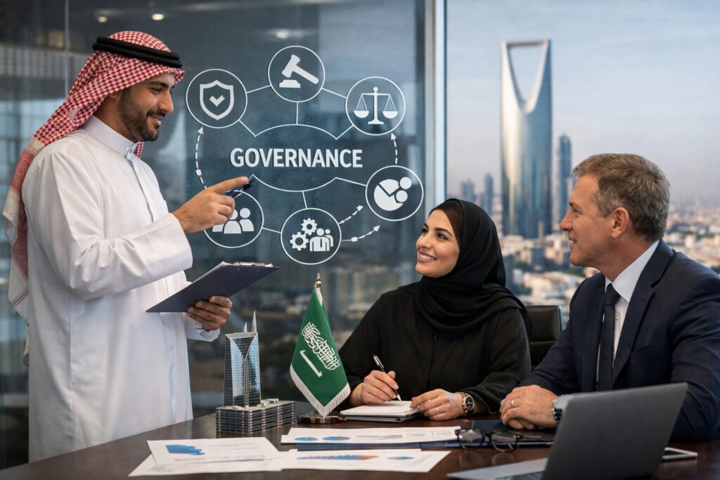 الحوكمة المؤسسية في السعودية