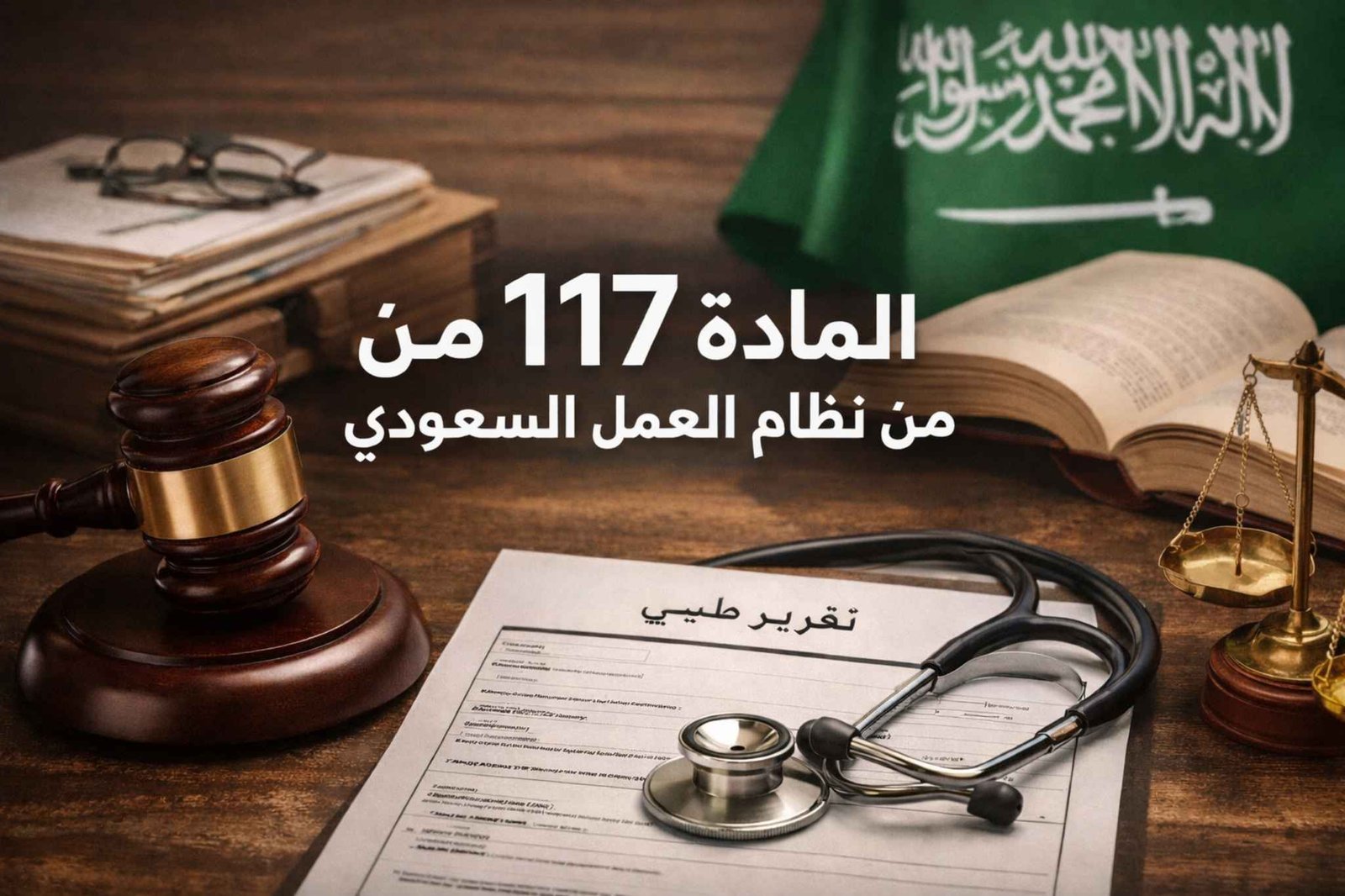 الإجازة المرضية في قانون العمل السعودي | شرح المادة 117