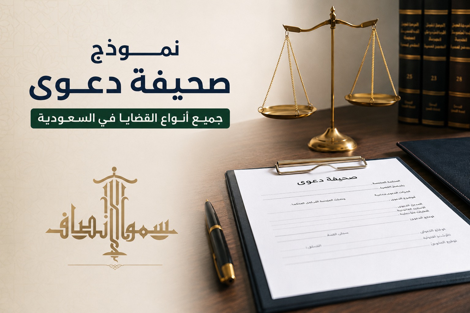 نموذج صحيفة دعوى جاهزة في السعودية