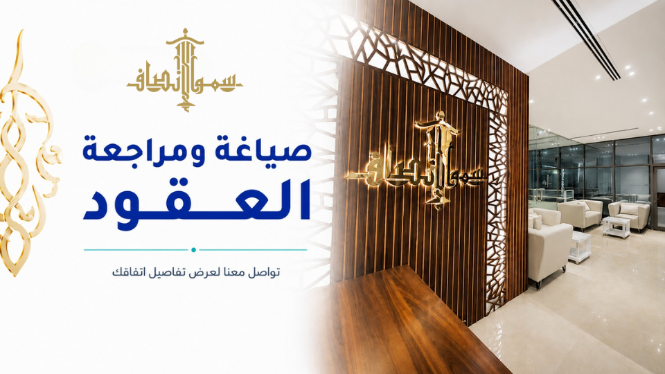 صياغة ومراجعة العقود | محامي عقود