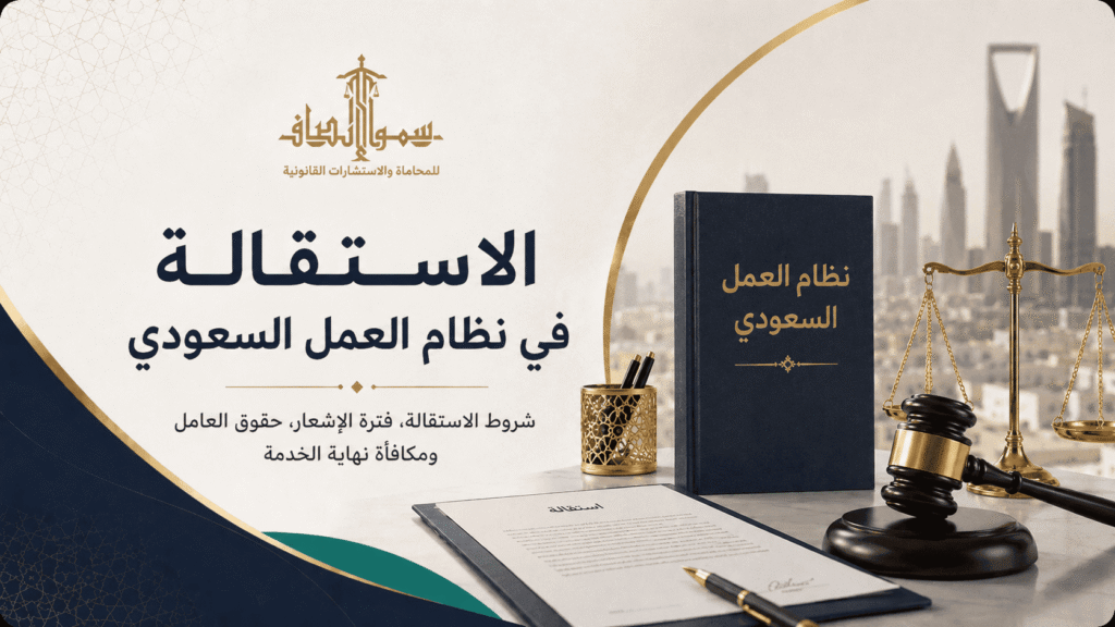 الاستقالة في نظام العمل السعودي
