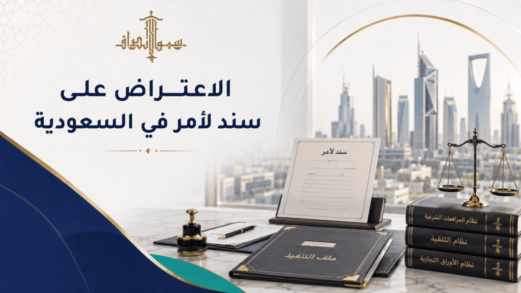 كيفية الاعتراض على سند لأمر