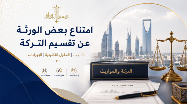 امتناع بعض الورثة عن تقسيم التركة