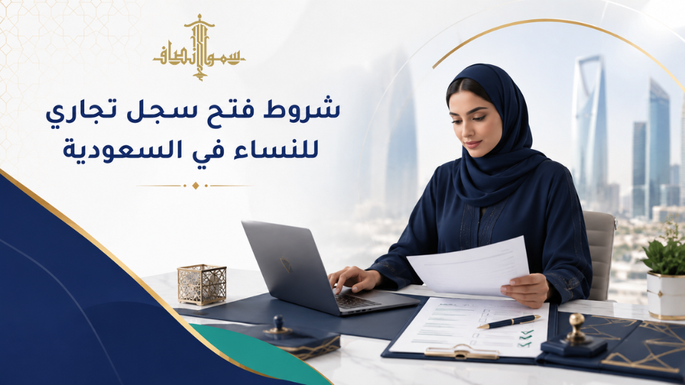 شروط فتح سجل تجاري للنساء في السعودية
