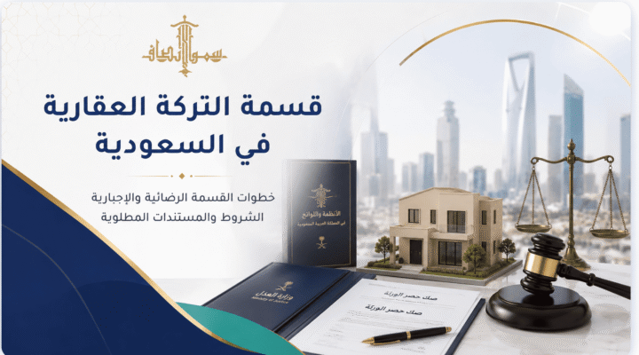 قسمة التركة العقارية في السعودية