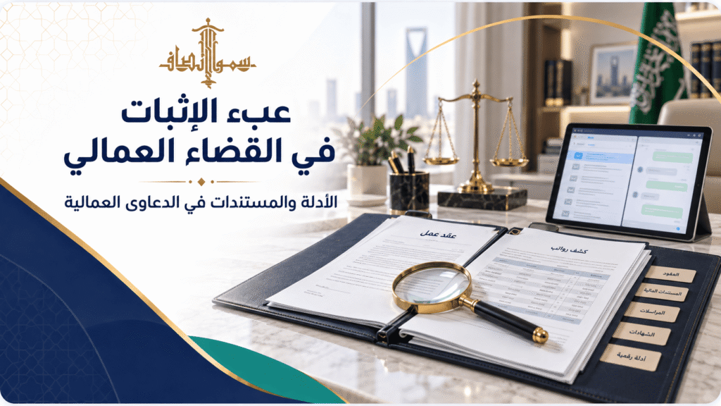 عبء الإثبات في القضاء العمالي