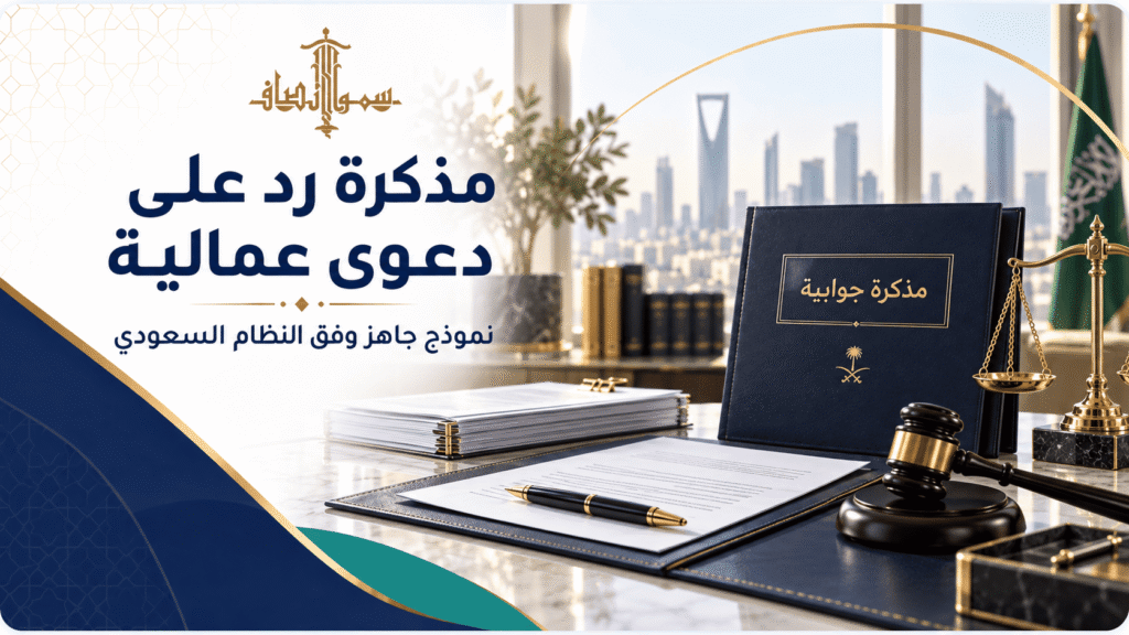 مذكرة رد على دعوى عمالية