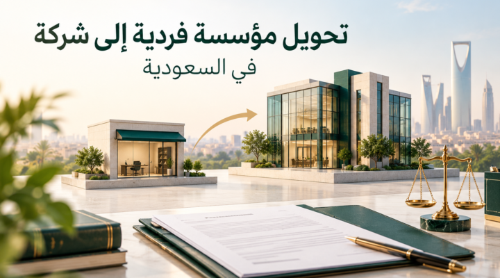 تحويل مؤسسة فردية إلى شركة في السعودية